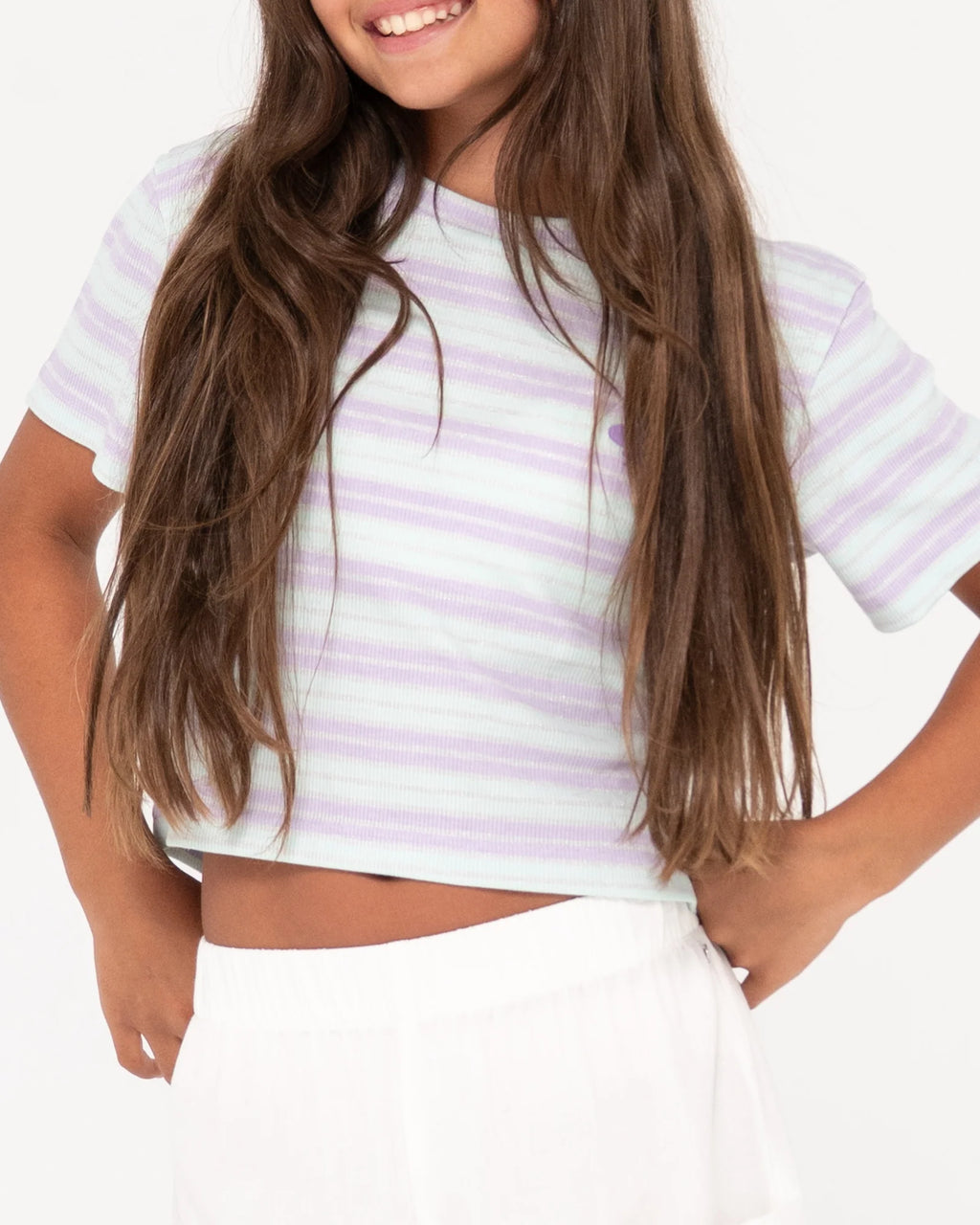 RUSTY Camila Stripe Tee Girls