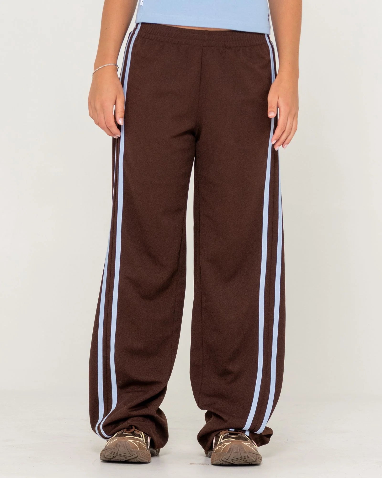 RUSTY Bronson Side Stripe Low Rise Trackpant