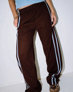 RUSTY Bronson Side Stripe Low Rise Trackpant