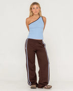 RUSTY Bronson Side Stripe Low Rise Trackpant