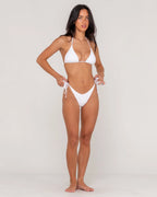RUSTY Sandalwood Side Tie Midi Bikini Bottom