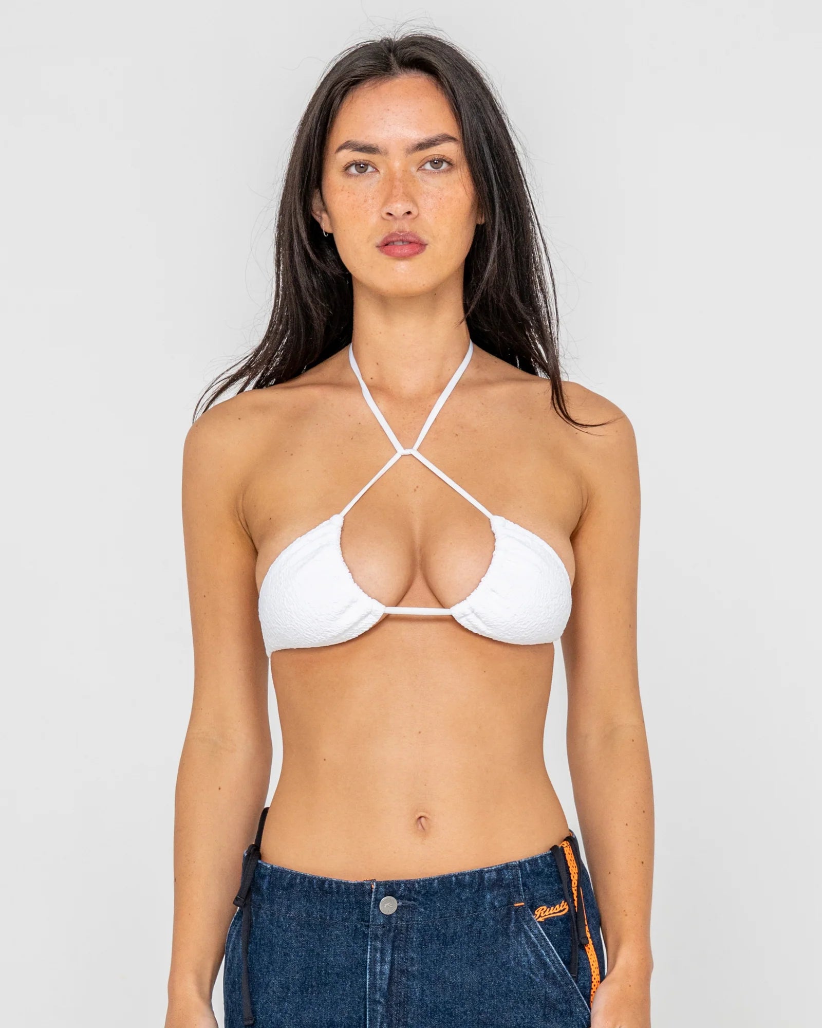 RUSTY Sandalwood Multiway Triangle Bikini Top