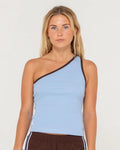 RUSTY Zoe One Shoulder Top