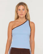 RUSTY Zoe One Shoulder Top