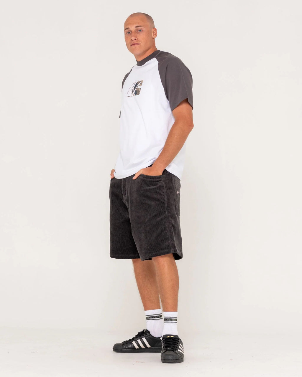 RUSTY Flip Daddy 22" Baggy Cord Short