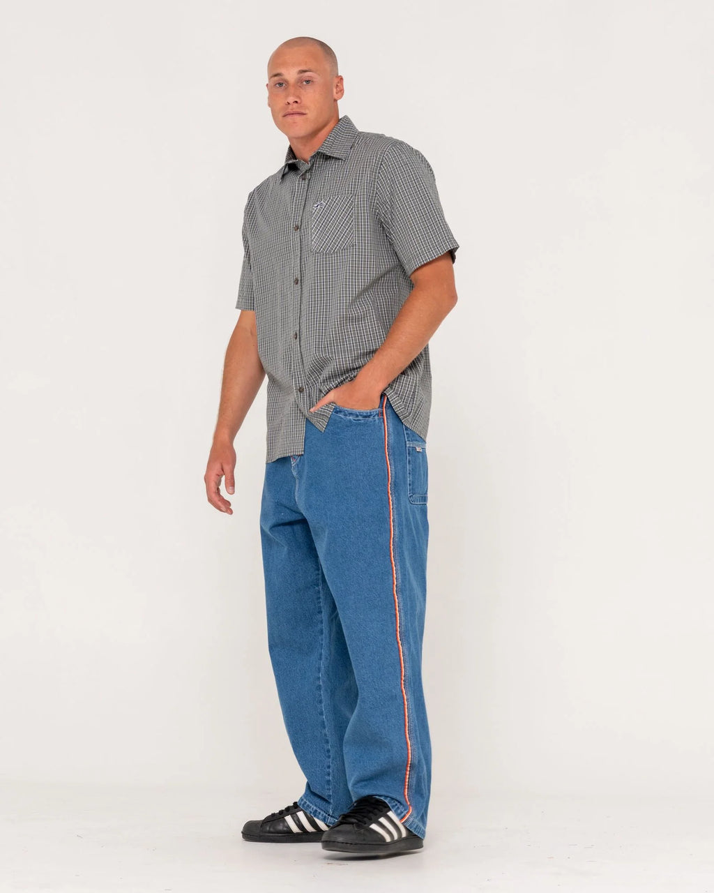 RUSTY Datsun Cuts Check Shirt