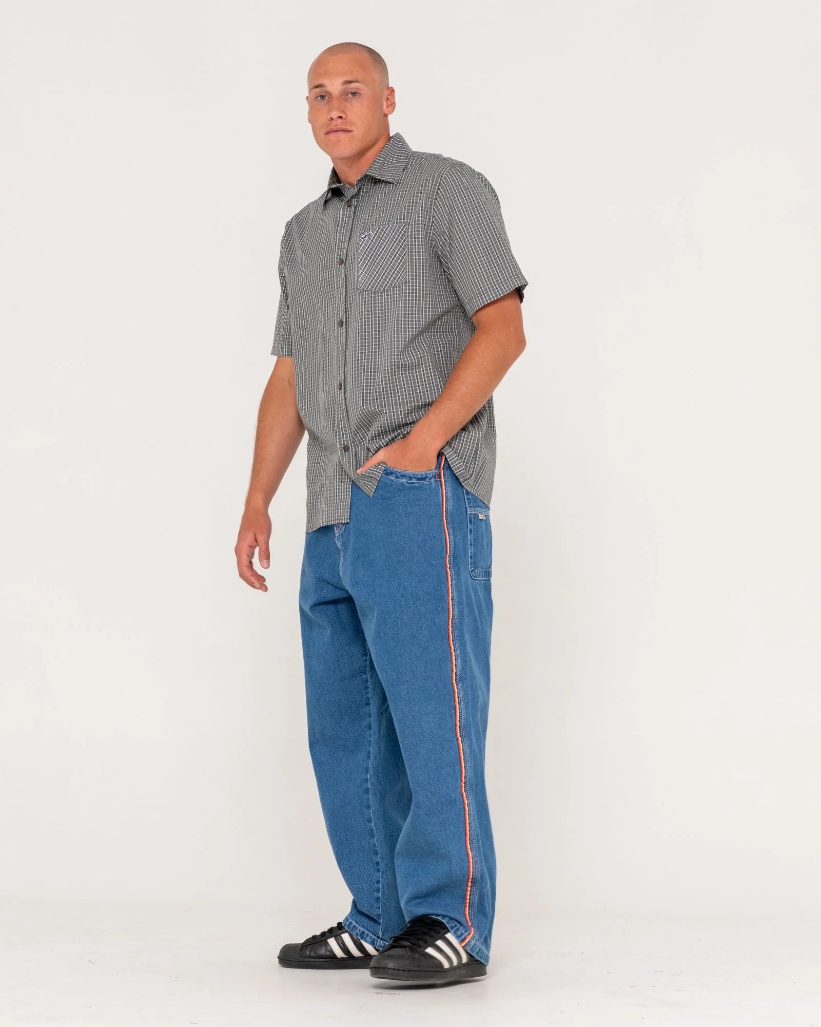 RUSTY Datsun Cuts Check Shirt