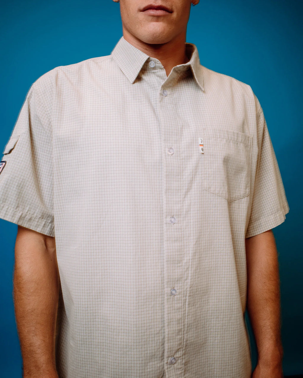 RUSTY Stasha Pocket Oversized Check Shirt