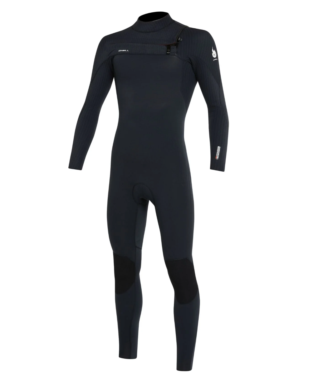 O'NEILL - Hyperfreak Fire 3/2mm Steamer Chest Zip Wetsuit - Black
