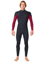 Load image into Gallery viewer, O&#39;NEILL - HyperFire 3/2mm Steamer Chest Zip Wetsuit - Dark Red
