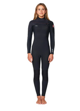 Load image into Gallery viewer, O&#39;NEILL - Girl&#39;s HyperFire 3/2mm Steamer Chest Zip Wetsuit - Black
