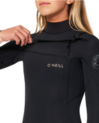 O'NEILL - Girl's Bahia 3/2mm Steamer Chest Zip Wetsuit - Peach