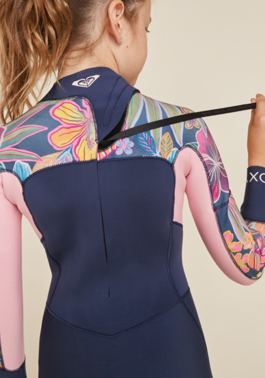 ROXY - Girls 8-16 4/3mmSwell Series Back Zip Wetsuit