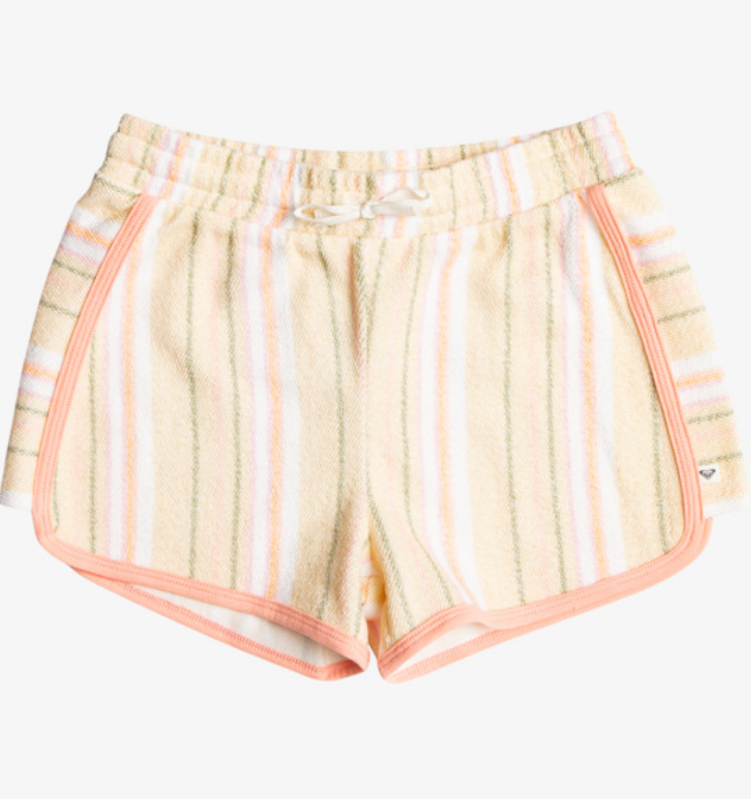 ROXY Girls 4-14 Feels Like Summer Elastic Waist Short