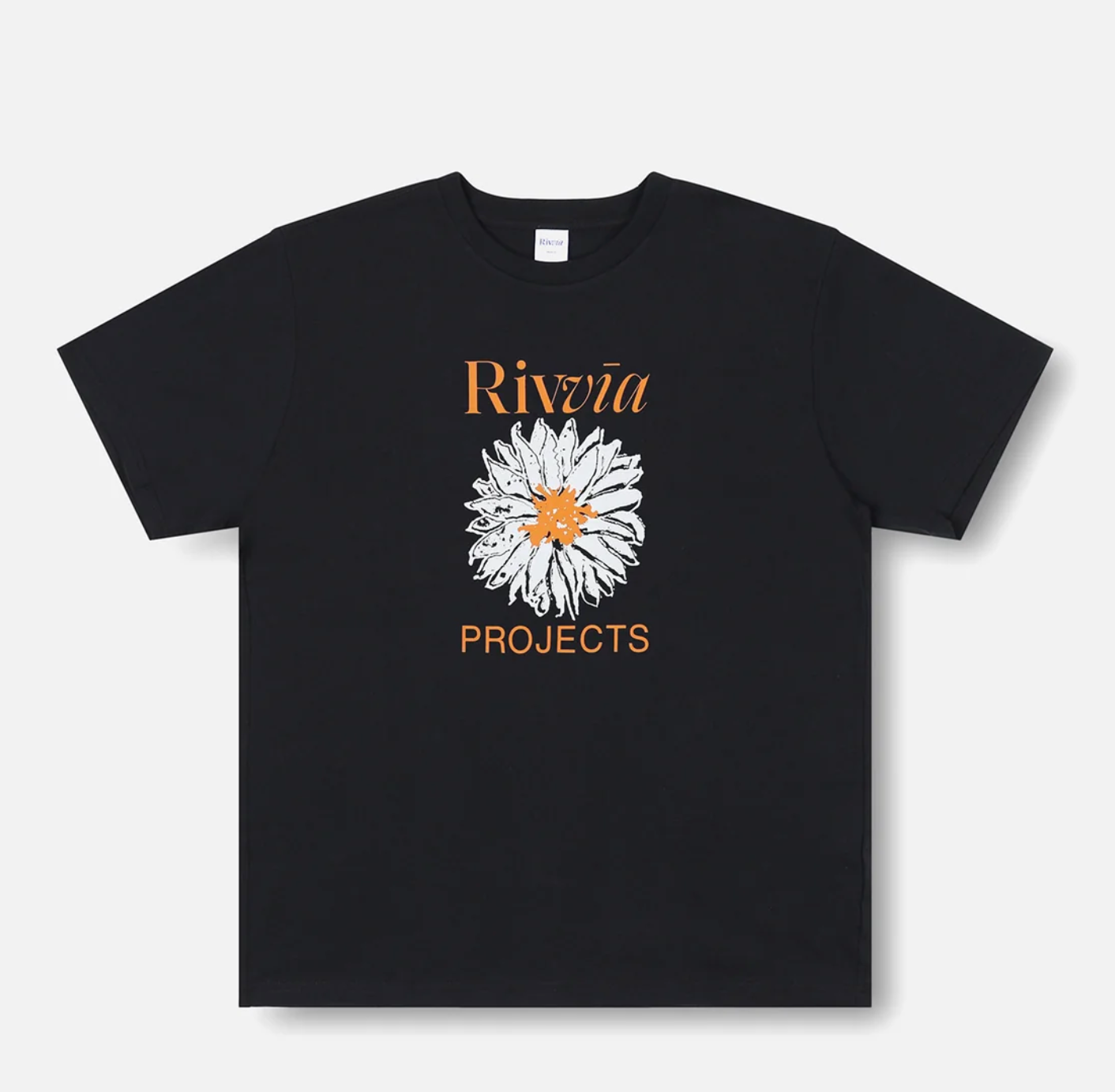 RIVVIA BLOSSOM T-SHIRT : BLACK