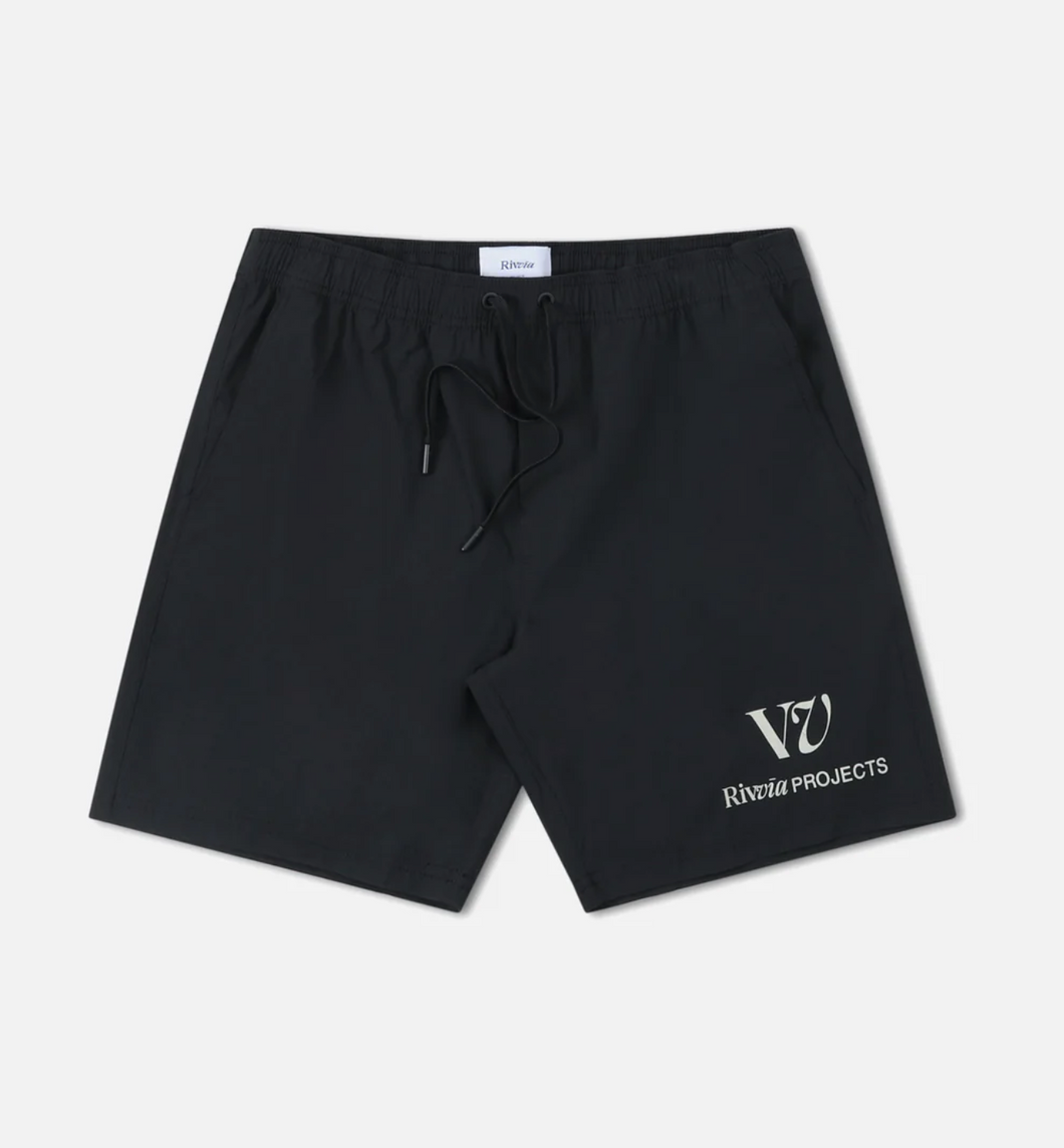 RIVVIA TEAM VV BEACH SHORT : BLACK