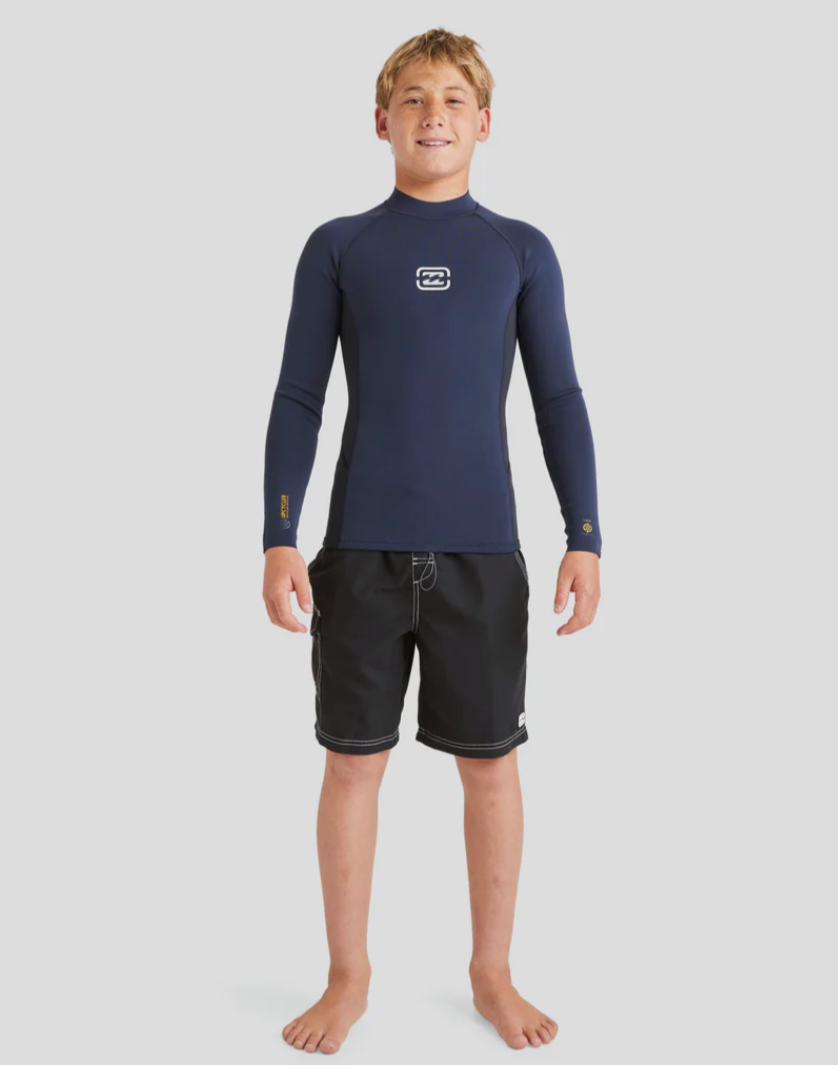 BILLABONG Boys 8-16 1/1mm Absolute Natural Wetsuit Jacket