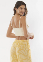 AMUSE SOCIETY LOOK OF LOVE WOVEN TANK