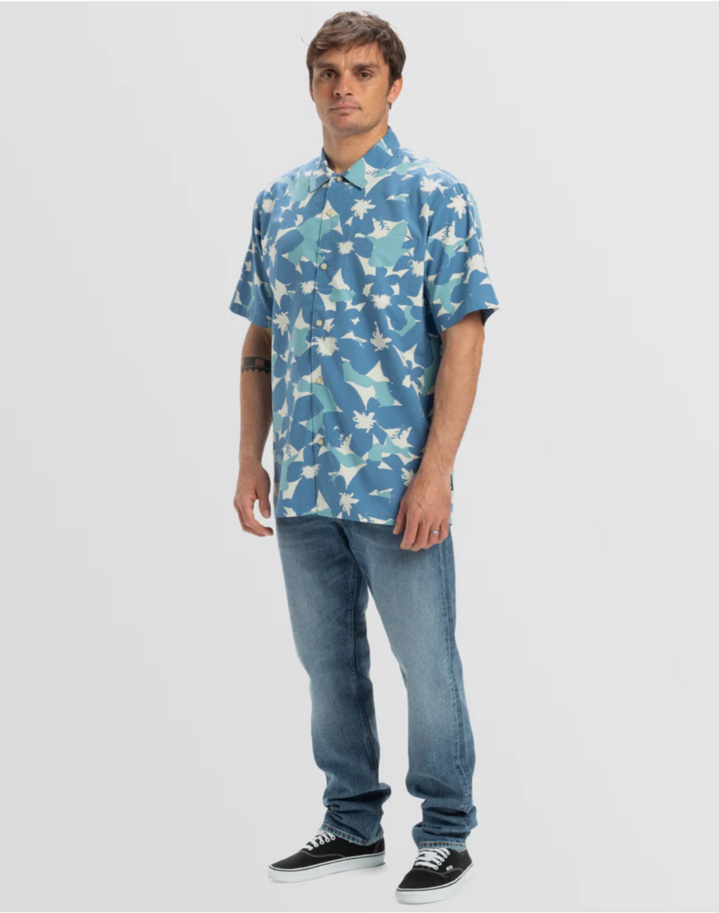 QUIKSILVER MENS BEACH CLUB CASUAL SHIRT