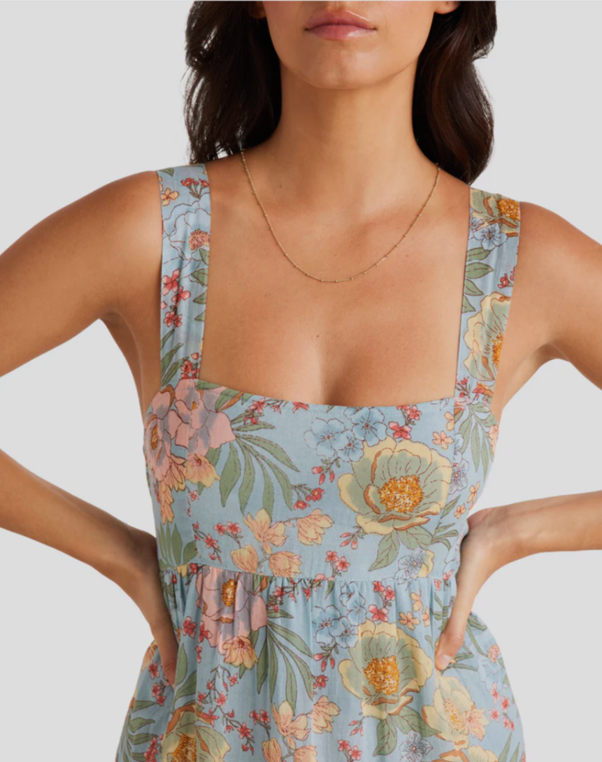 BILLABONG Womens Lost Cove Shine On Midi Dress