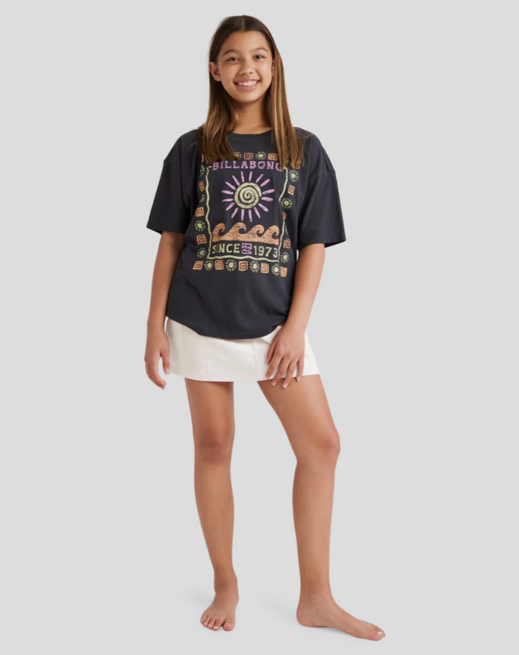 BILLABONG Girls 6-14 Waves And Sun T-Shirt