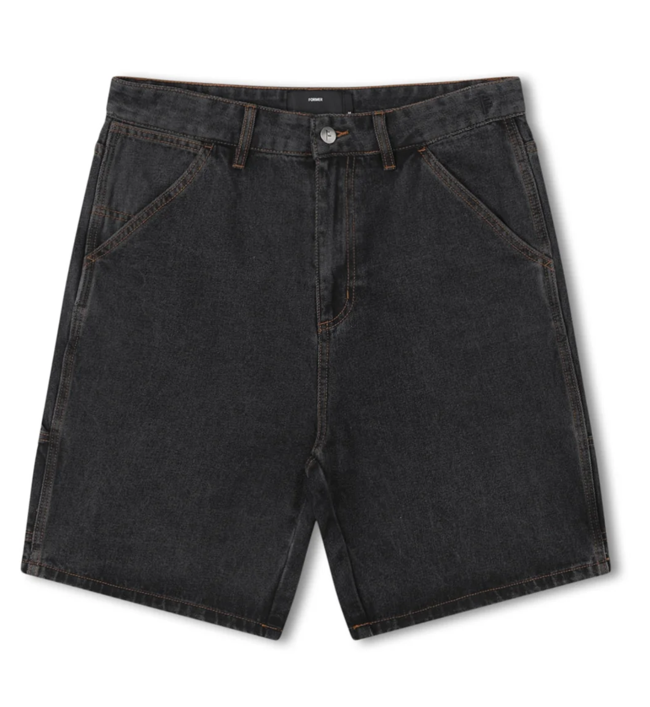 FORMER VT DISTENED DENIM WALK SHORT // WASHED BLACK