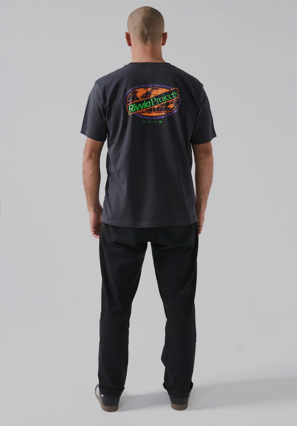RIVVIA GLOBAL PROJECTS T-SHIRT : PIGMENT BLACK