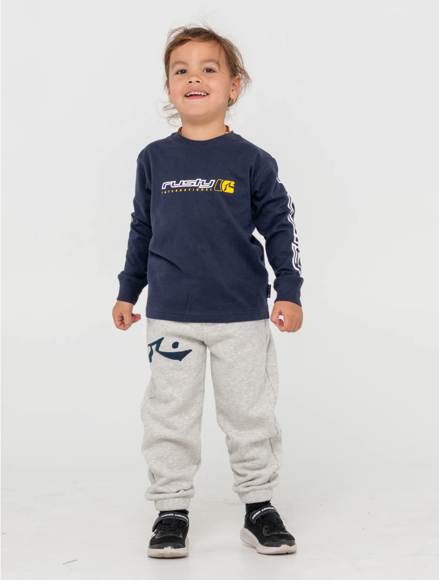 RUSTY Jetsetter Long Sleeve Graphic Tee Runts