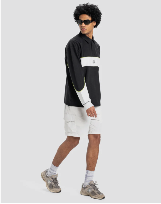 QUIKSILVER Mens Mercury Rugby Long Sleeve Shirt