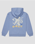 ROXY Girls 4-16 Surf Feeling Zip Up Brushed Hoodie