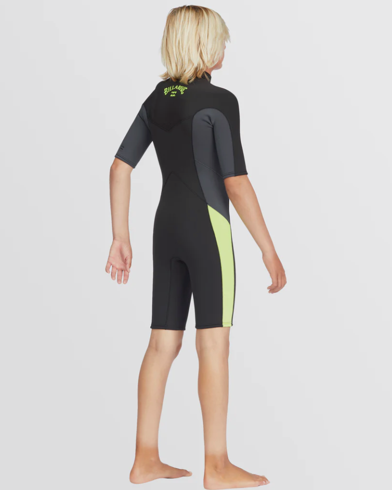 BILLABONG BOYS 2/2mm Absolute Chest Zip GBS Springsuit
