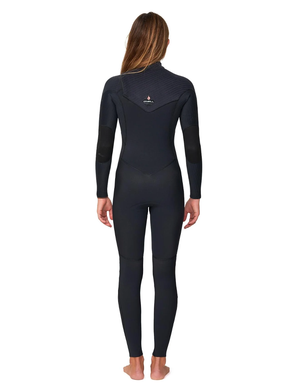 O'NEILL - Girl's HyperFire 3/2mm Steamer Chest Zip Wetsuit - Black