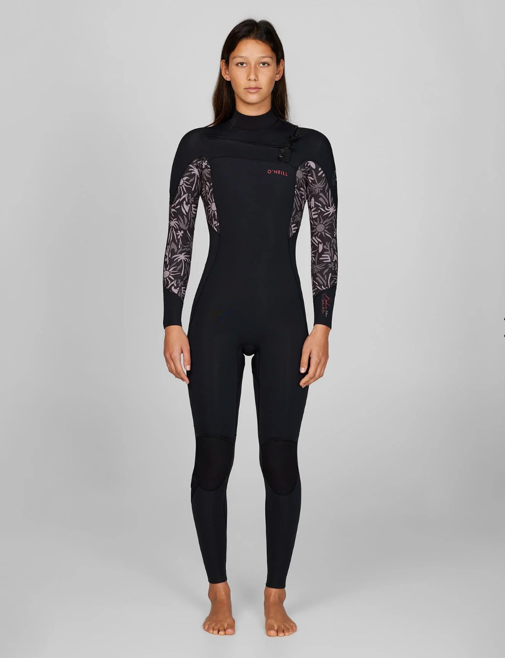 O'NEILL - Women's Bahia 3/2mm Steamer Chest Zip Wetsuit - Follow The Sun