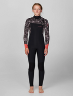 O'NEILL - Girl's Bahia 4/3mm Steamer Chest Zip Wetsuit - Follow The Sun