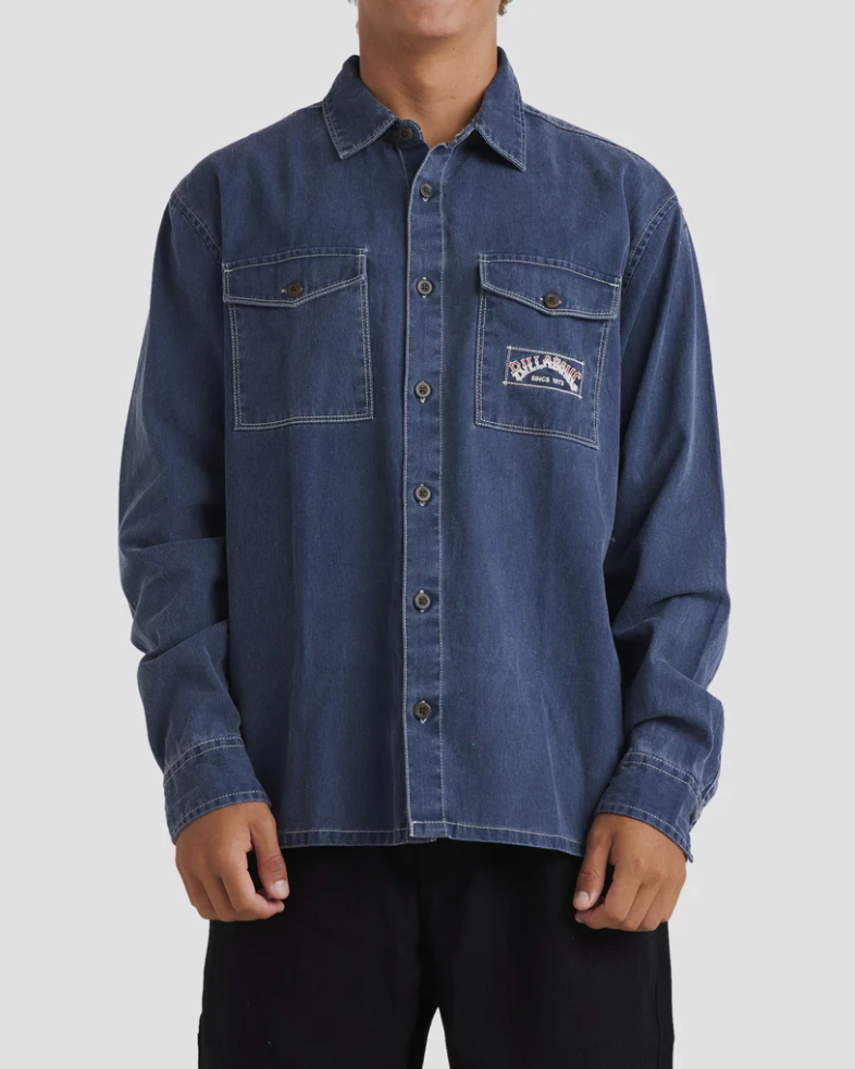 BILLABONG Mens Bong Years Over Long Sleeve Shirt