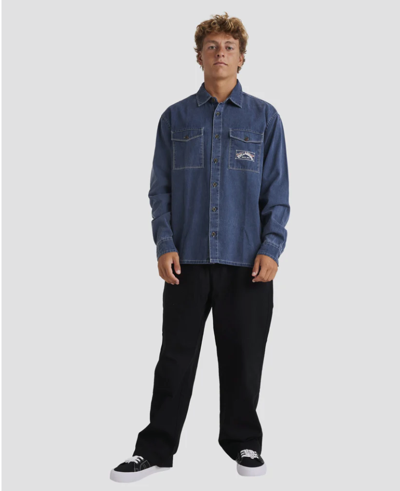 BILLABONG Mens Bong Years Over Long Sleeve Shirt