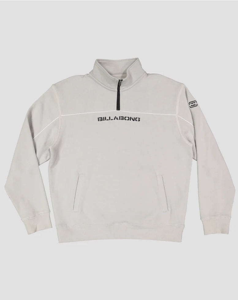 BILLABONG Mens Bracket 1/4 Zip Mock Neck Pullover