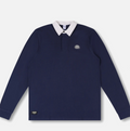 RIVVIA SCATTER BRAIN LS RUGBY POLO : DARK NAVY