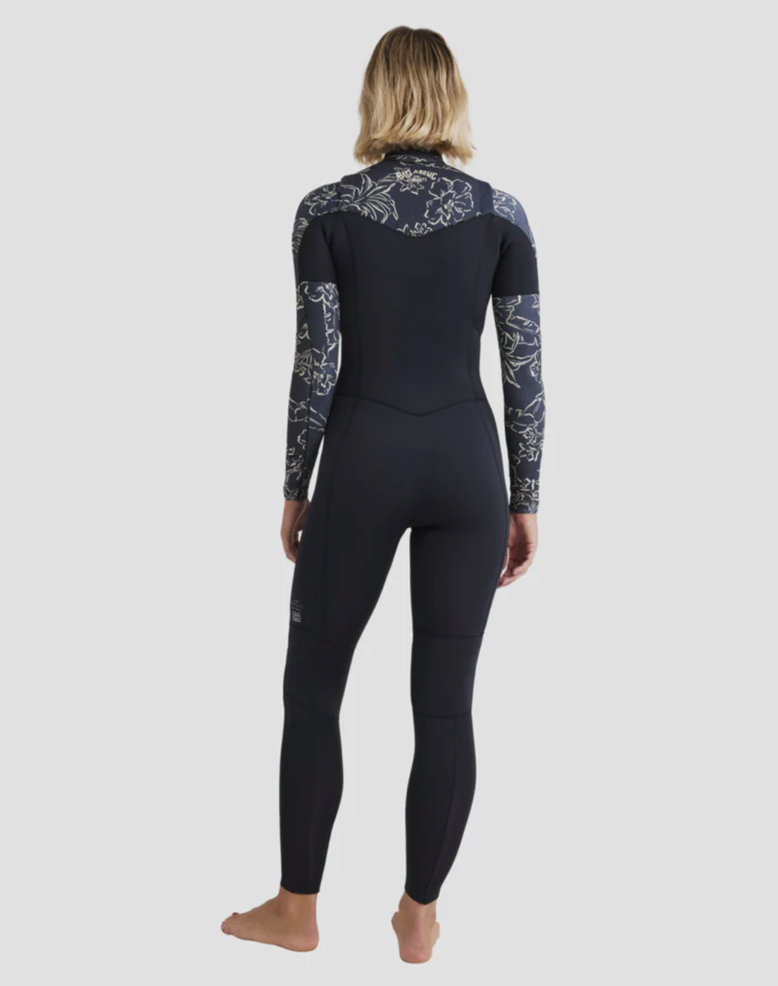 BILLABONG Womens 3/2mm Salty Dayz Natural Chest Zip Steamer Wetsuit
