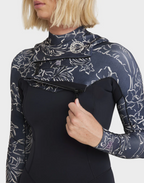 BILLABONG Womens 3/2mm Salty Dayz Natural Chest Zip Steamer Wetsuit