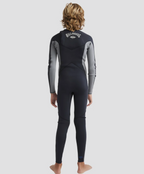 BILLABONG Boys 6-16 3/2mm Absolute Natural Chest Zip Steamer Wetsuit
