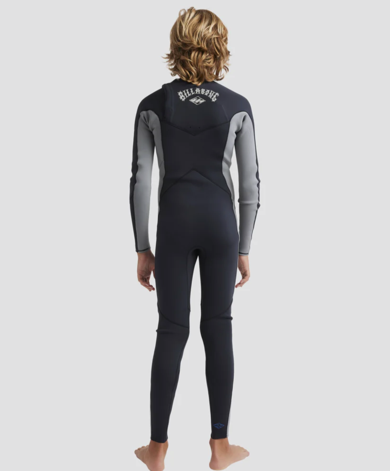 BILLABONG Boys 6-16 3/2mm Absolute Natural Chest Zip Steamer Wetsuit