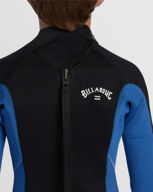 BILLABONG Boys 8-16 3/2mm Foil Back Zip GBS Steamer Wetsuit