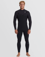 BILLABONG MENS 3/2MM FURNACE NATURAL CHEST ZIP STEAMER WETSUIT