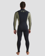 BILLABONG Mens 3/2mm Absolute Natural Chest Zip Steamer Wetsuit