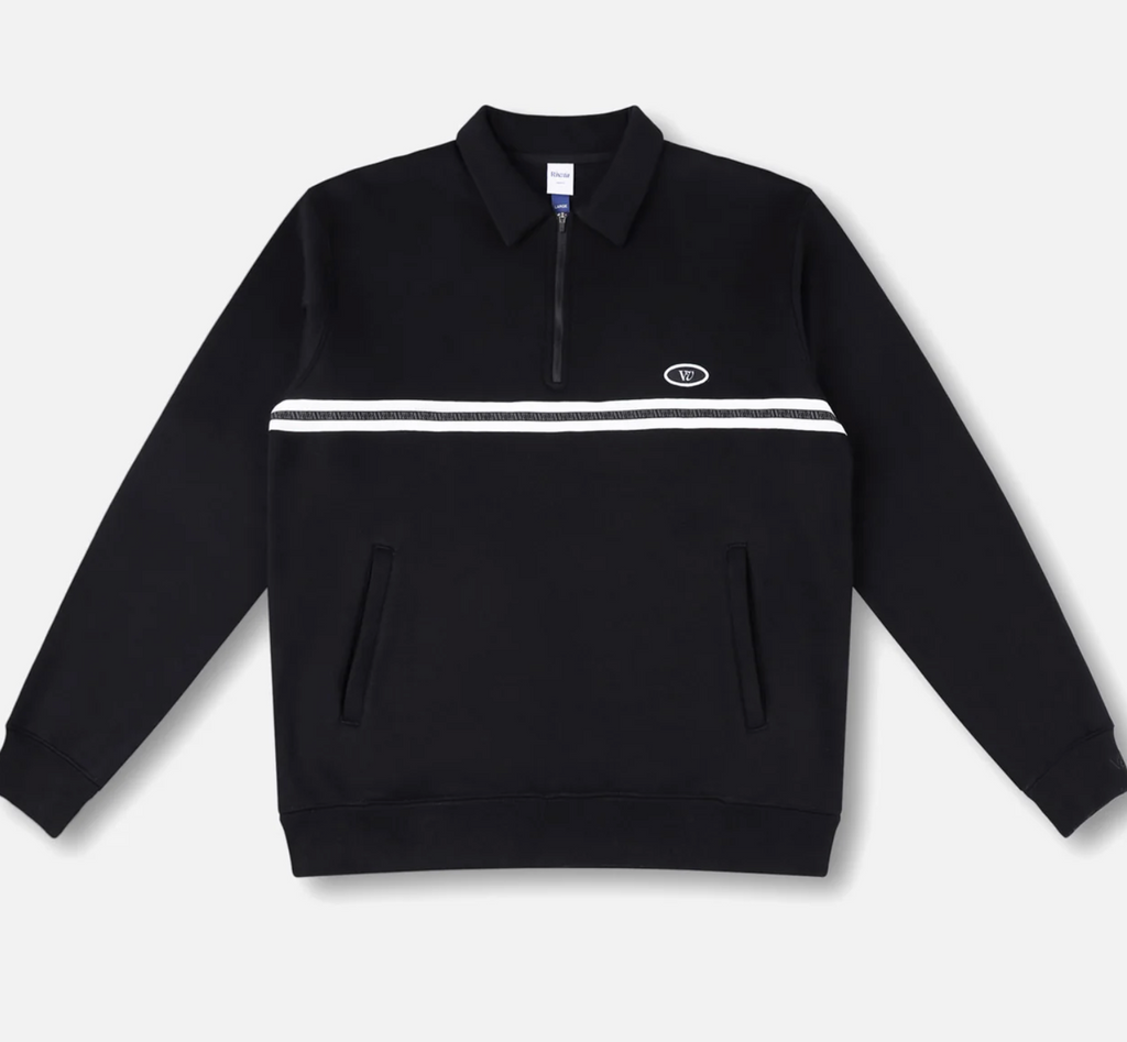 RIVVIA SOCIAL MEMBER 1/4 ZIP CREW
