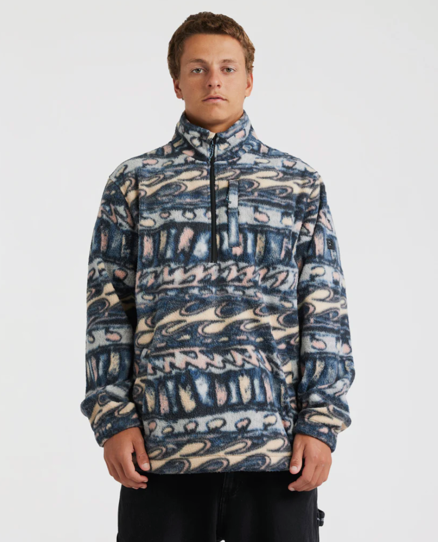 BILLABONG Mens Occy Heritage Mock Neck Fleece Pullover