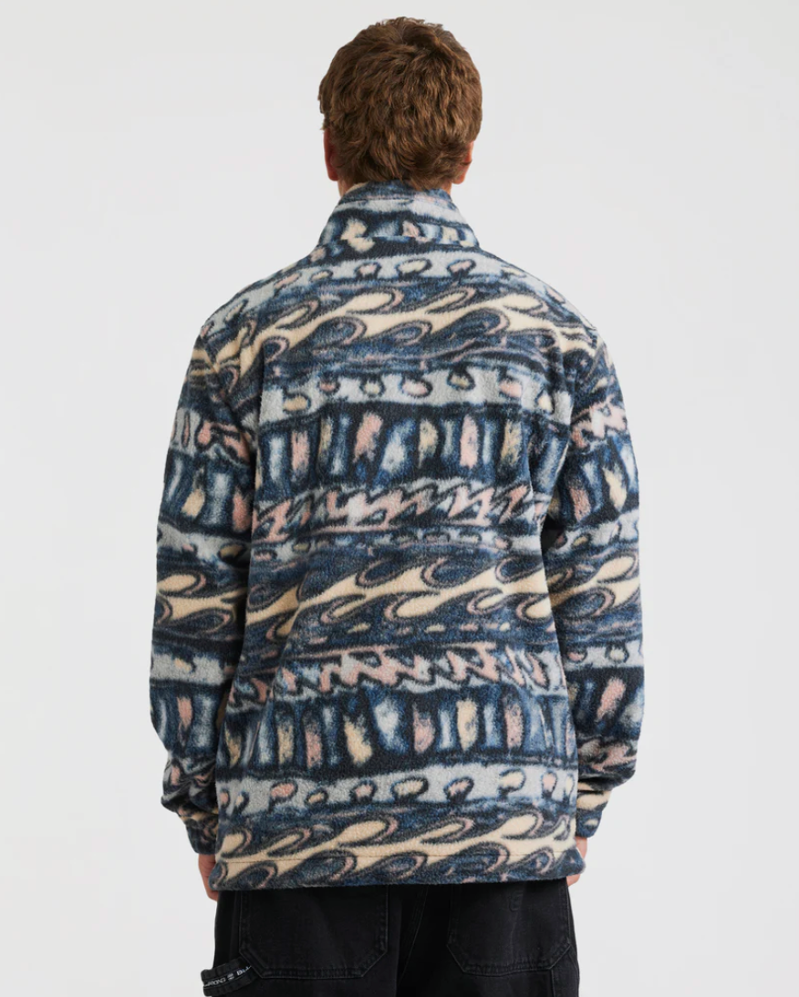 BILLABONG Mens Occy Heritage Mock Neck Fleece Pullover
