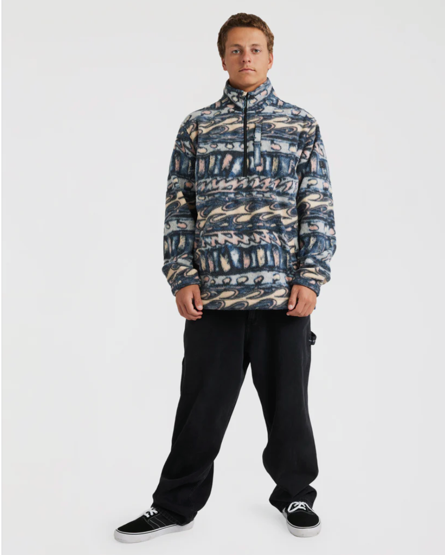 BILLABONG Mens Occy Heritage Mock Neck Fleece Pullover