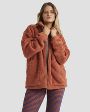 Load image into Gallery viewer, BILLABONG Womens Bring The Sun Zip Up Fleece Jacket
